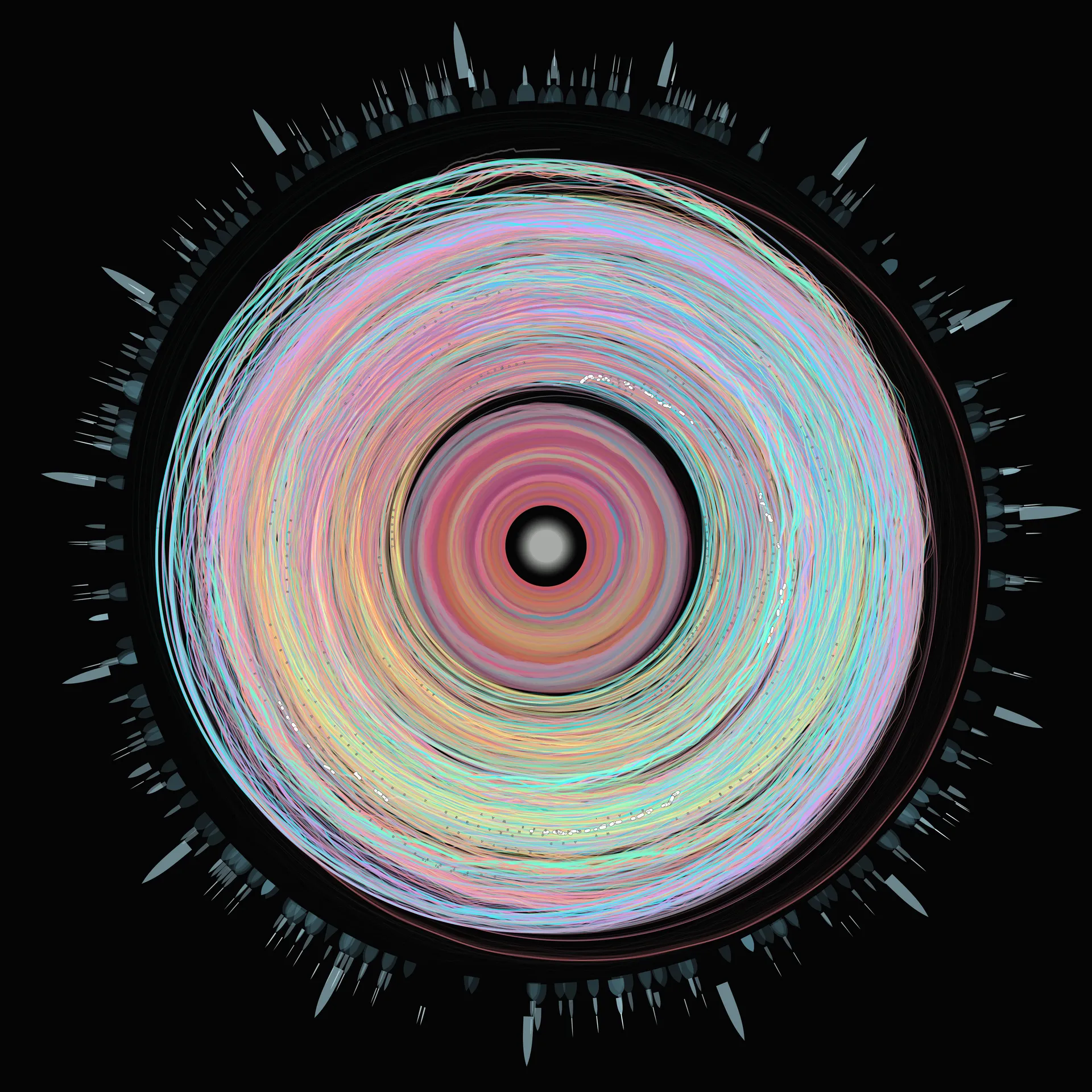 Sonicture of 'A Day in the Life' by The Beatles